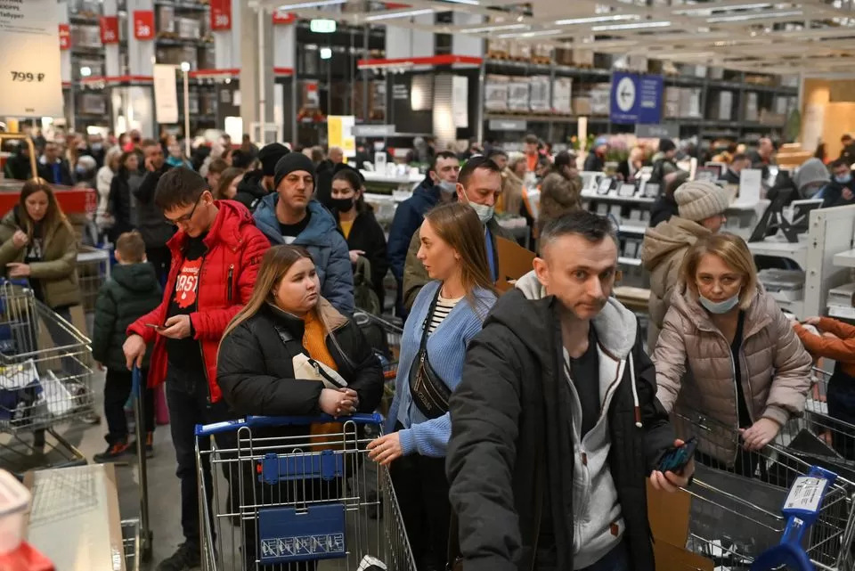 INCERTIDUMBRE EN RUSIA. IKEA es una multinacional dedicada a artículos para el hogar. Foto de Reuters.