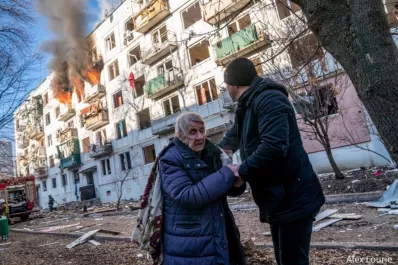 Las secuelas de la guerra tras 10 días de bombardeos de Rusia contra Ucrania