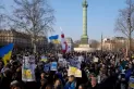 Multitudinarias marchas en Europa contra la invasión de Rusia a Ucrania