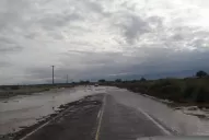 Debido a la tormenta se encuentra cortada la ruta nacional 40, cerca de las ruinas de Quilmes