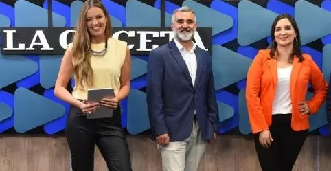 CONDUCTORES. Carolina Servetto, Indalecio Sánchez y Gabriela Baigorrí estarán a cargo de “Buen día” y “LA GACETA Central”, dos de las propuestas que LG Play pondrá al aire desde mañana. 