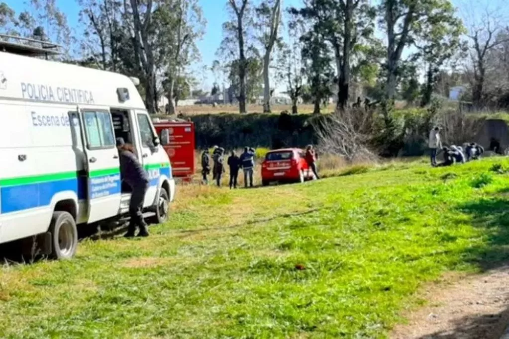 La plaza de Olavarría donde encontraron muerto a Martín Orellana