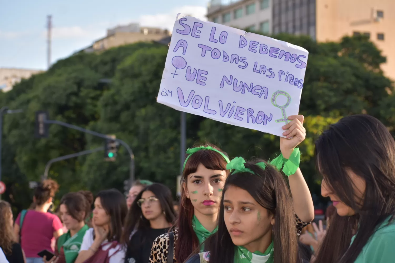 Foto de la marcha Ni una menos