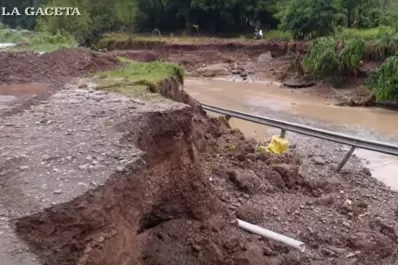 La tormenta destruyó un canal de Yerba Buena: Es grave, advirtió un funcionario