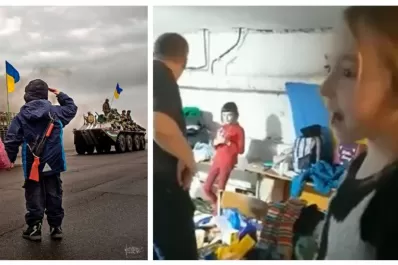 Conmovedor video: niña ucraniana canta Libre soy de Frozen, en un refugio antibombas