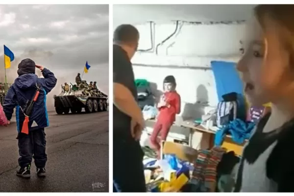 Conmovedor video: niña ucraniana canta Libre soy de Frozen, en un refugio antibombas