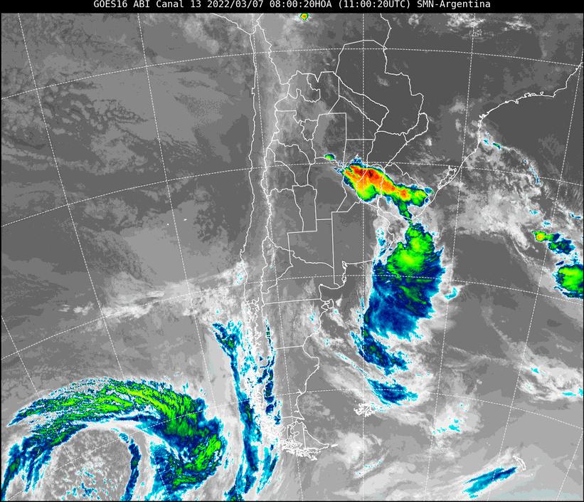 IMÁGENES SATELITALES / SERVICIO METEOROLÓGICO NACIONAL