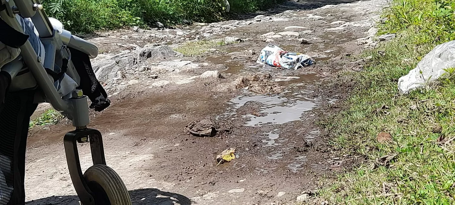 Camino en la quebrada de Raco