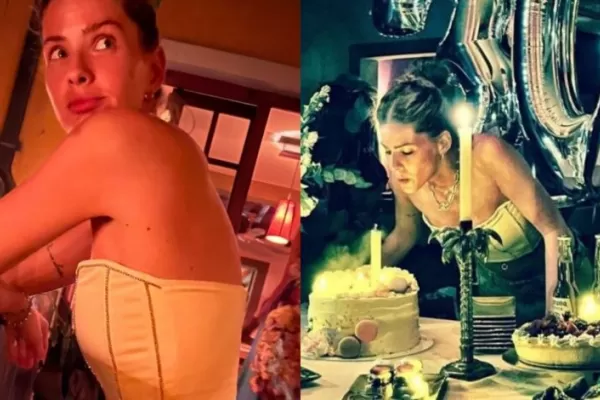 La China Suárez celebró sus 30 años rodeada de amigos y su novio español