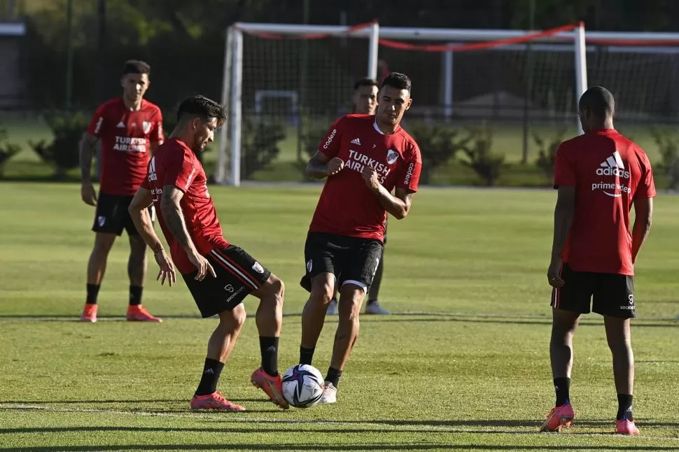 A PUNTO. La idea de River es no escatimar en poder de fuego. 