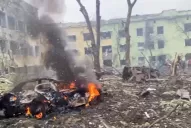 Ucrania acusa a Rusia de haber bombardeado un hospital infantil 