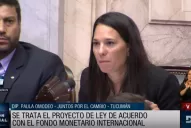 Paula Omodeo: vamos a acompañar porque esta oposición es responsable, pero no vamos a ser cómplices