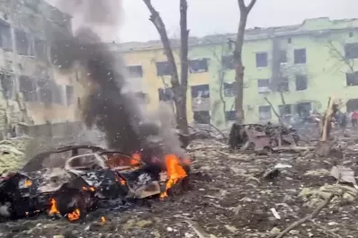 Ucrania acusa a Rusia de haber bombardeado un hospital infantil