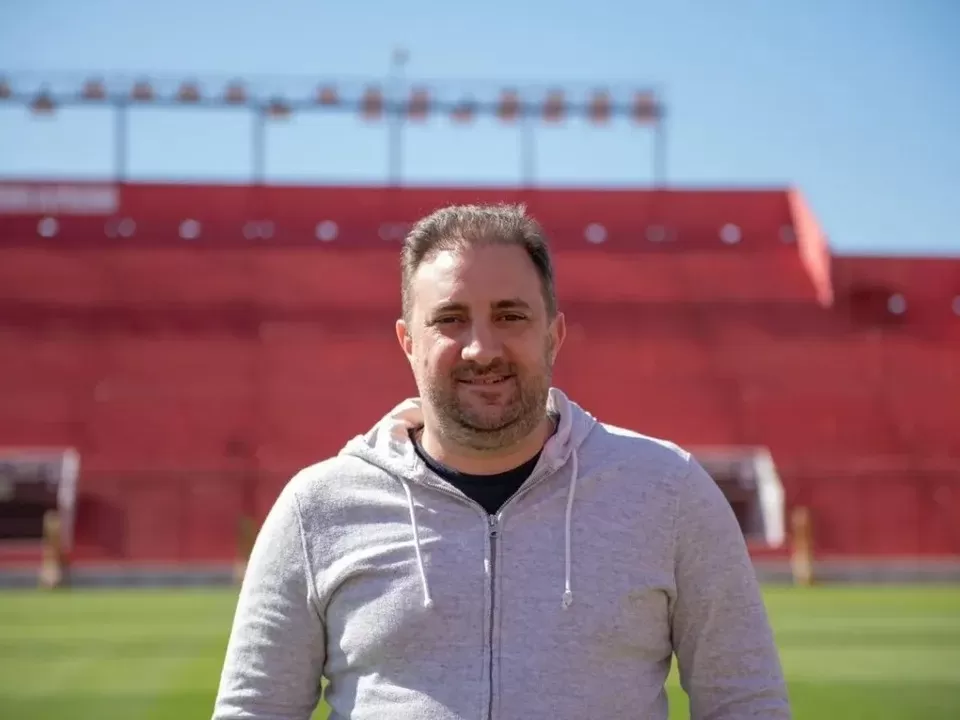 CANDIDATO. Cristian Malaspina comanda la única lista que se presentó ayer. Sucederá en la LPF a Marcelo Tinelli. Argentinos Juniors