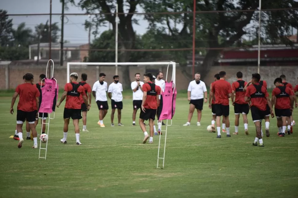 ACEITAN SU IDEA. El plantel trabaja pensando en su visita del domingo a Alvarado. En La Ciudadela tienen como objetivo extender su buen arranque en la temporada. 