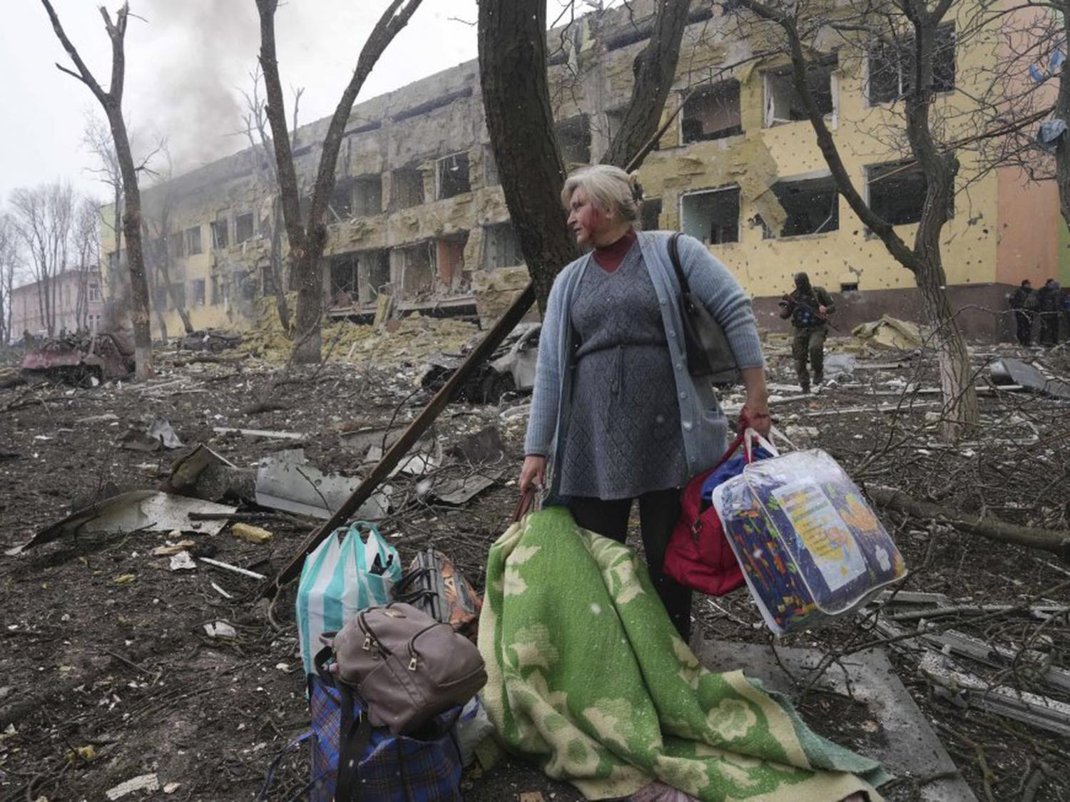 Así quedó la maternidad de Mariúpol tras el bombardeo ruso