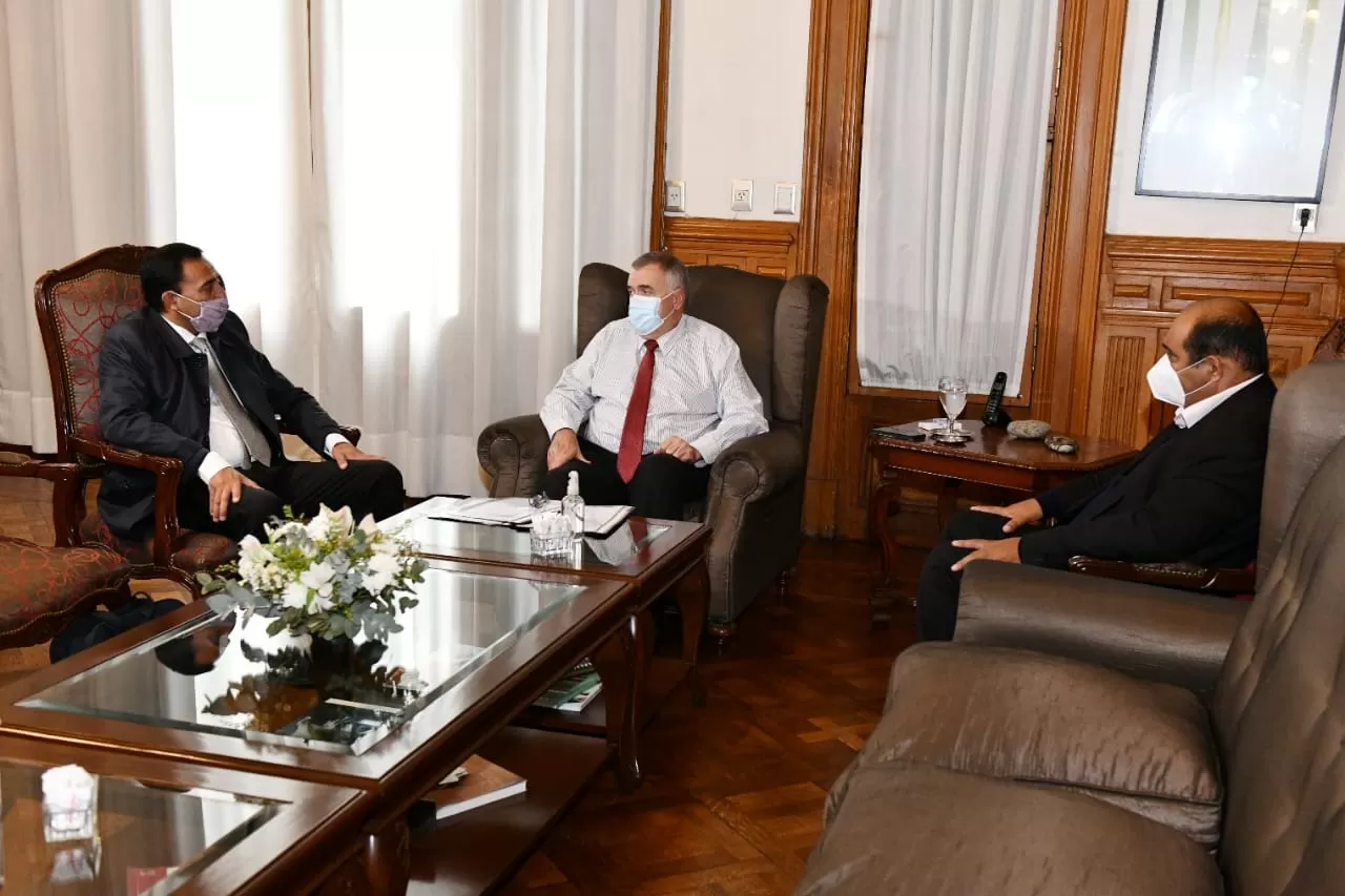 EN CASA DE GOBIERNO. La reunión fue encabezada por Osvaldo Jaldo. Foto: Prensa Gobernación