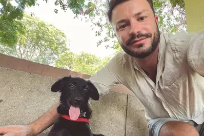 Oeste, la perrita que vivía en un cementerio y se mudó a Italia