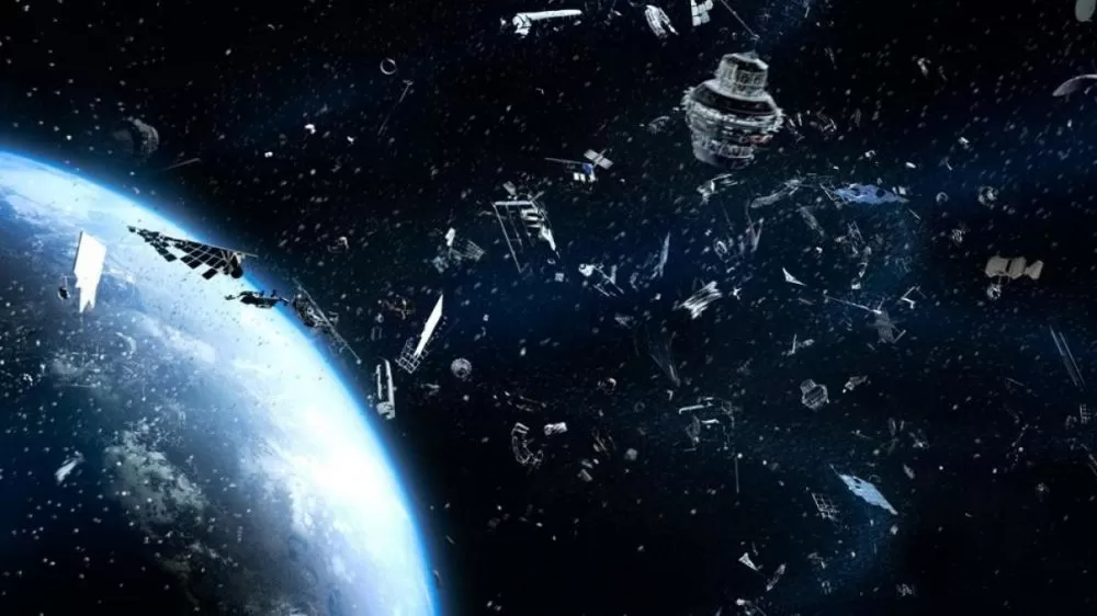 FRAGMENTOS. Una nube de escombros puede afectar la visión del espacio.  