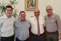Una foto con Manzur y De Pedro que generó especulaciones en la carrera hacia el Rectorado