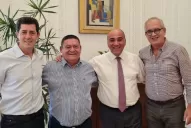 Una foto con Manzur y De Pedro que generó especulaciones en la carrera hacia el Rectorado