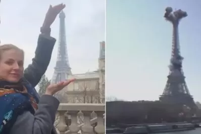 Video: Ucrania simula un bombardeo sobre París para concientizar del horror de la guerra