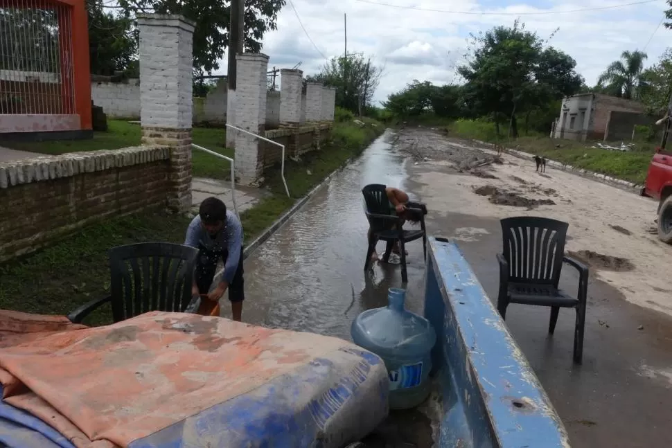 ANEGADOS. La situación sigue siendo preocupante en muchos barrios.  