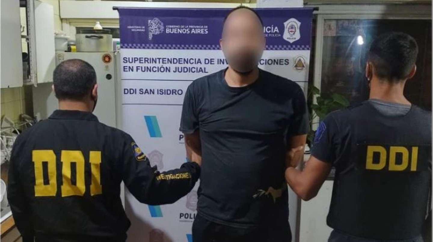 Detuvieron a un sospechoso por el ataque al despacho de Cristina Kirchner Foto: Policía San Isidro.