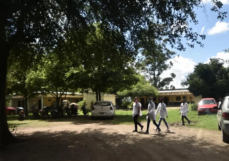 A CLASE.  Los chicos estuvieron dos semanas esperando.  