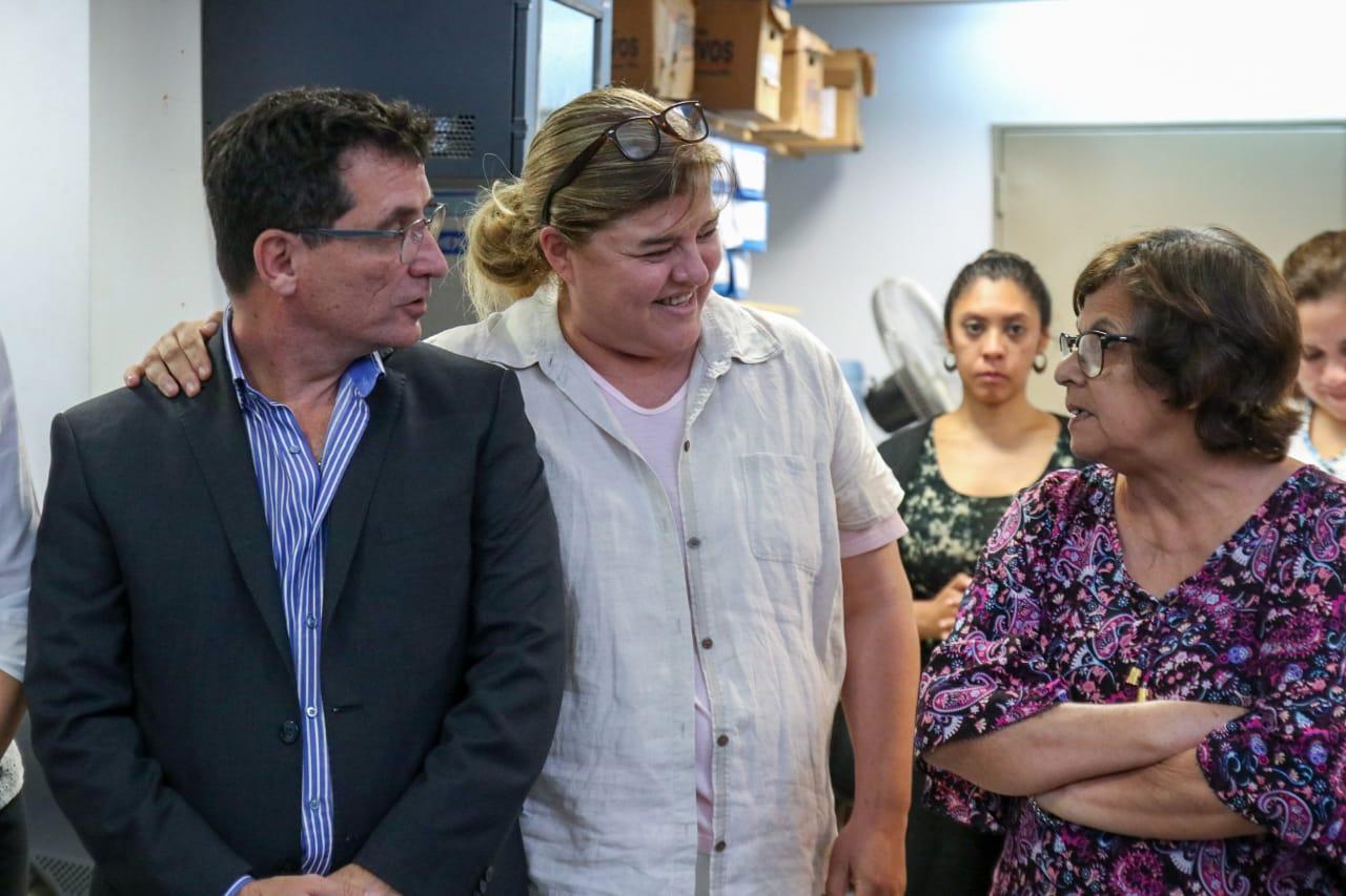 EN UNA ACTIVIDAD OFICIAL. Lorena Málaga, quien asumirá como ministra de Desarrollo Social, junto a su antecesor, Gabriel Yedlin. Foto de Prensa MDS / Archivo