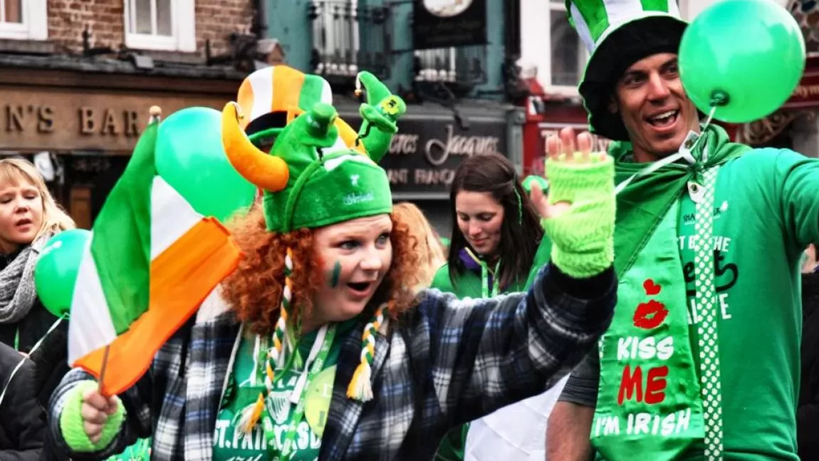 El día de San Patricio es una verdadera fiesta en Irlanda 