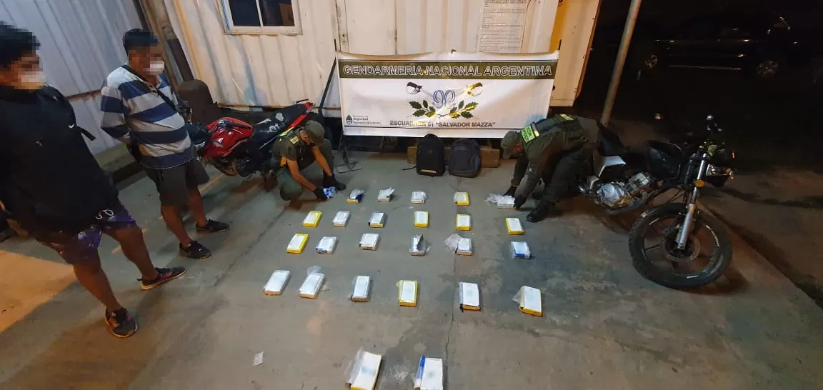 OPERATIVO EN LA FRONTERA. Esta es la droga secuestrada. 