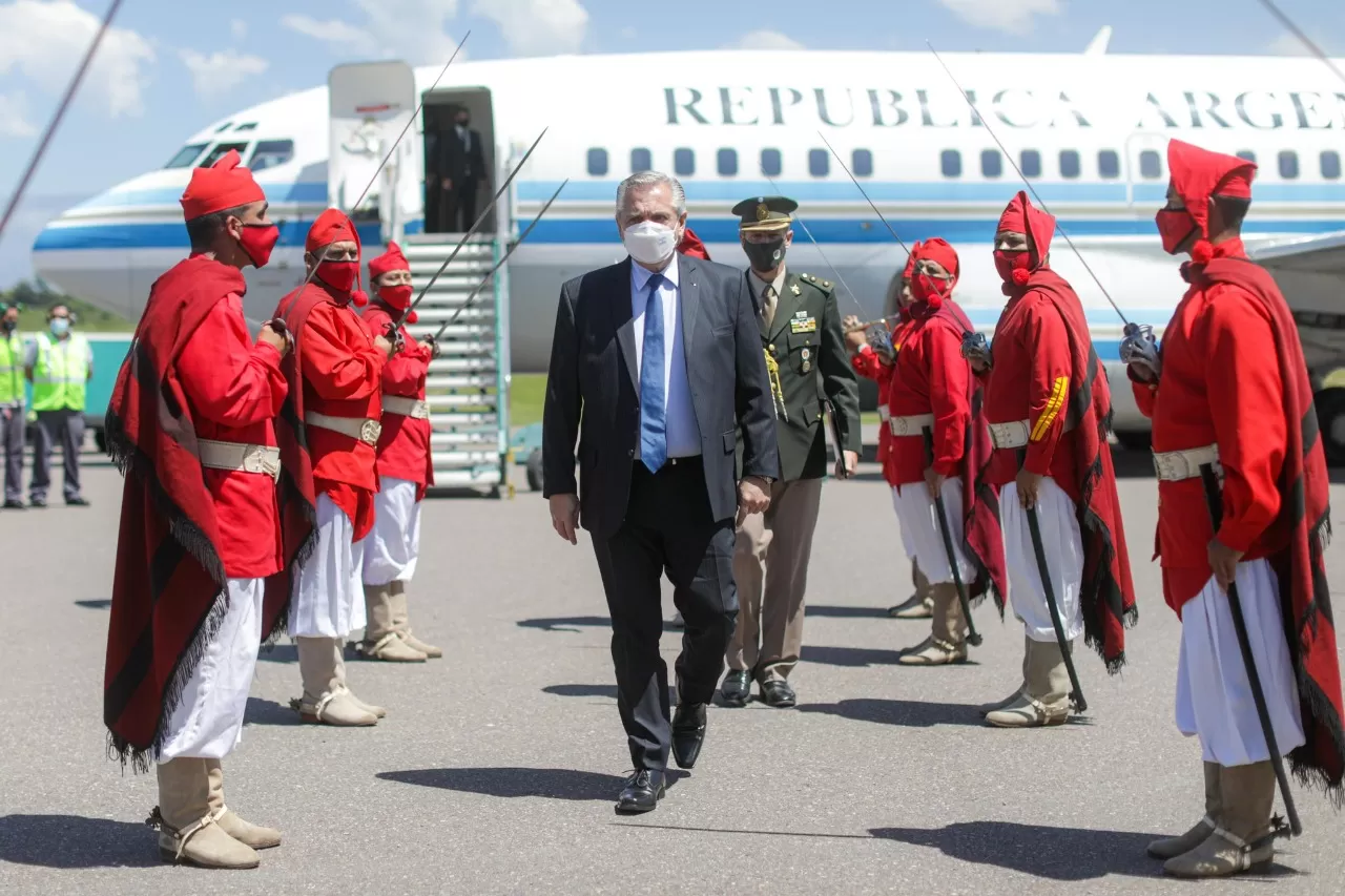 Alberto Fernández en Salta. Foto presidencia