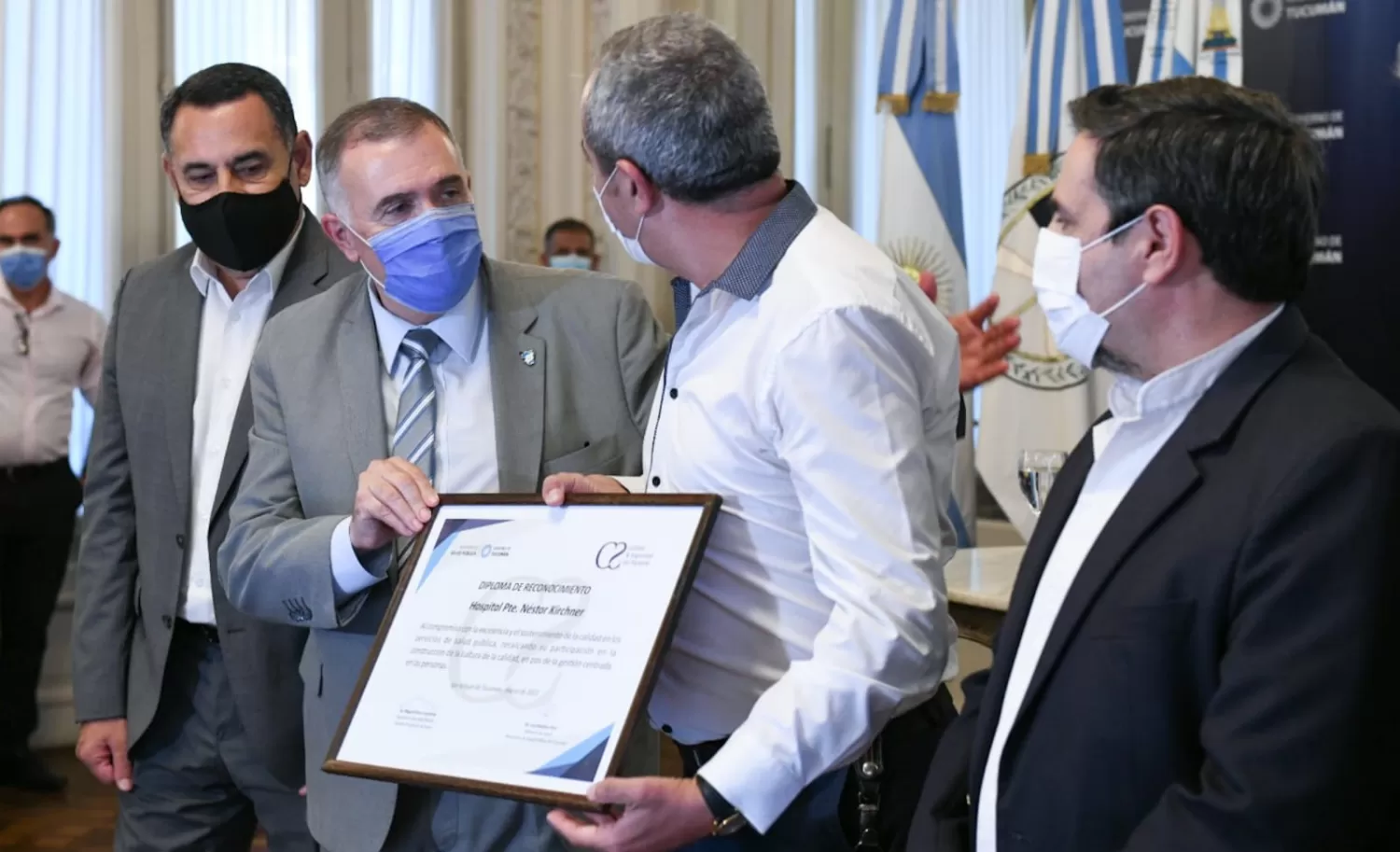 Premiación del Laboratorio de Salud Pública 
