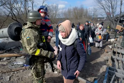 Ucrania anunció la apertura de diez corredores humanitarios para la evacuación de civiles