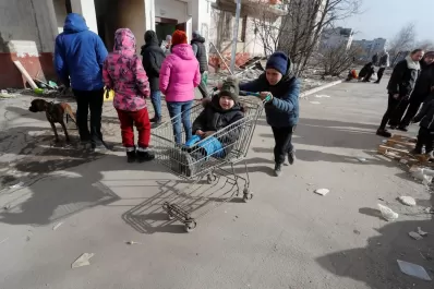 Cerca de 10 millones de personas dejaron sus casas en Ucrania por la guerra