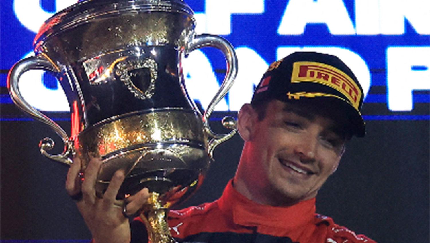 BIEN ALTO. El monegasco Charles Leclerc se quedó con la primera victoria del campeonato.