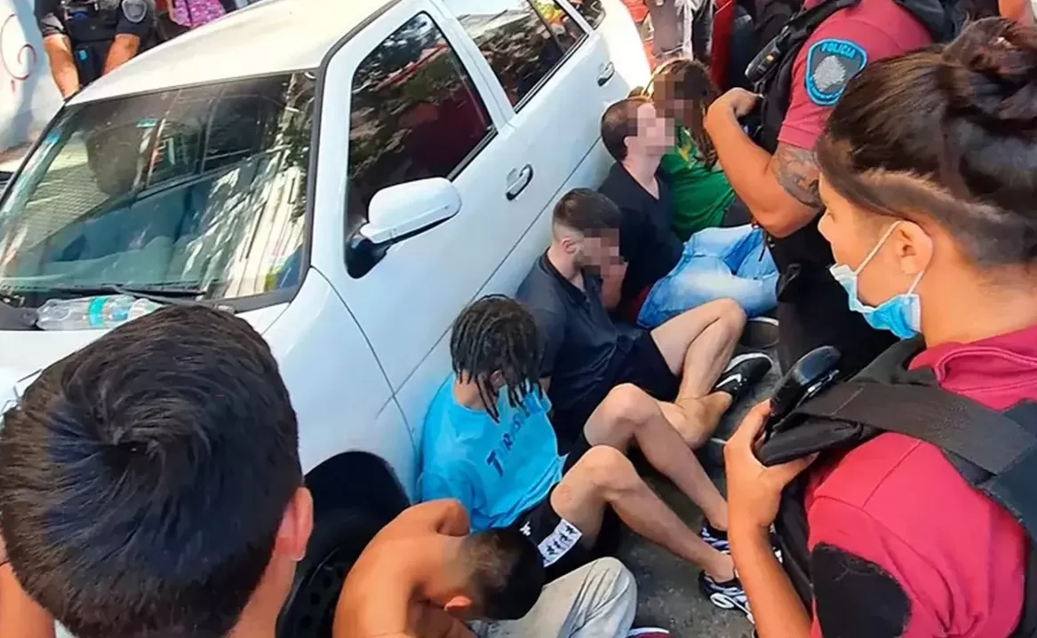 Los acusados de la violación en banda