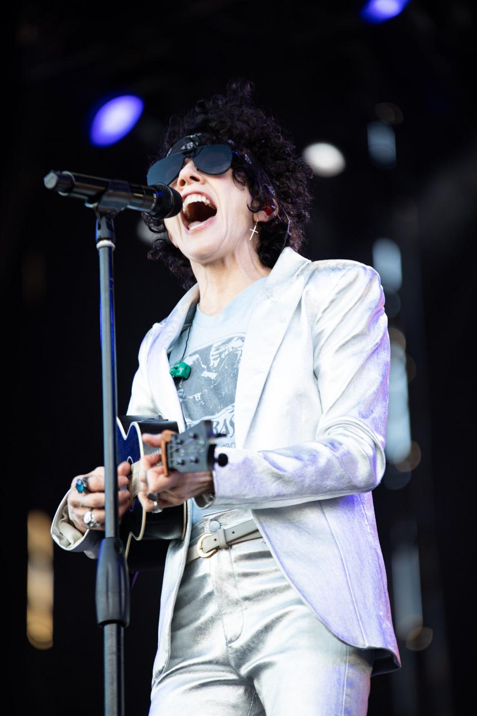 ROCK. LP cantó el sábado.   