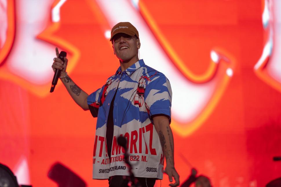 DUKI. Nadie quiso perderse al trapero.    