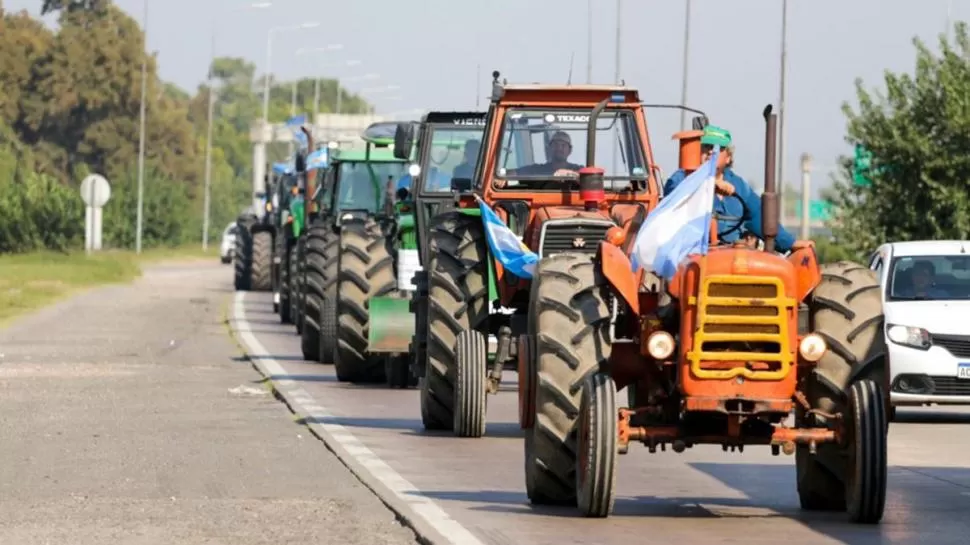 OTRA ÉPOCA. Productores salieron a las rutas durante la última “crisis en el campo”. Hoy advierten que el malestar generalizado se vuelve a sentir.  