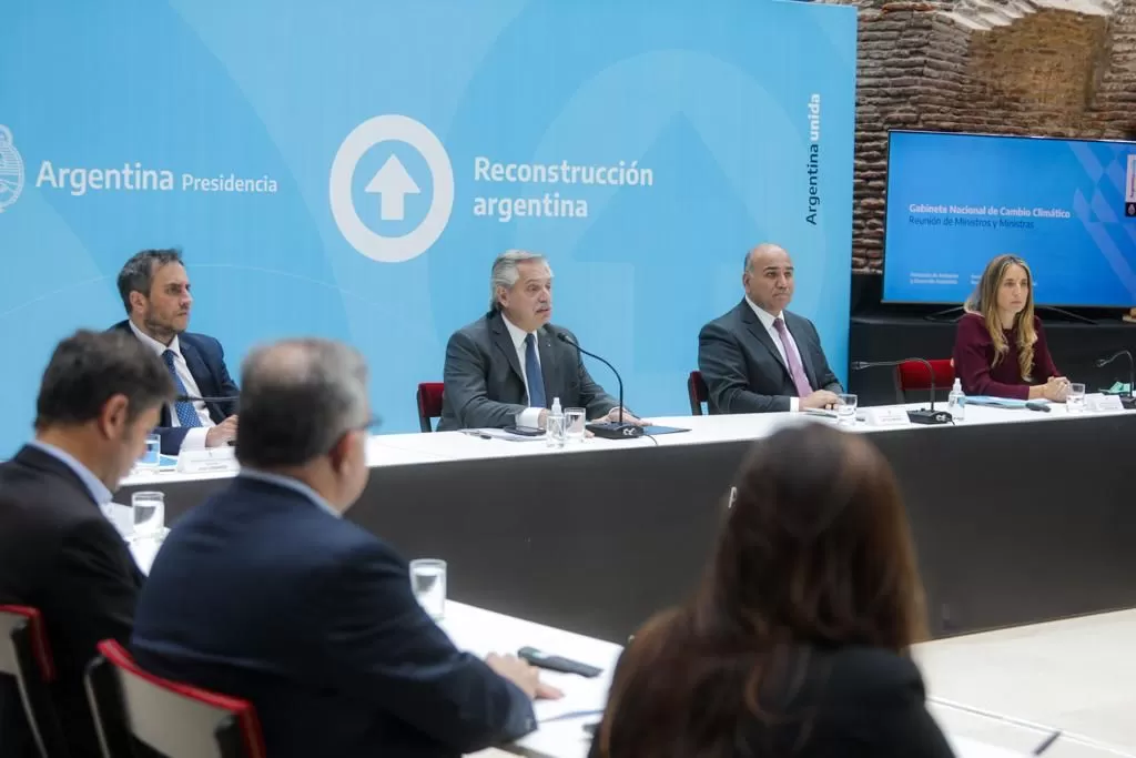 ALBERTO FERNÁNDEZ, AHORA CONTRA EL CAMBIO CLIMÁTICO. 