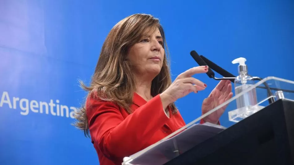 Gabriela Cerruti, portavoz del Gobierno. Presidencia de la Nación