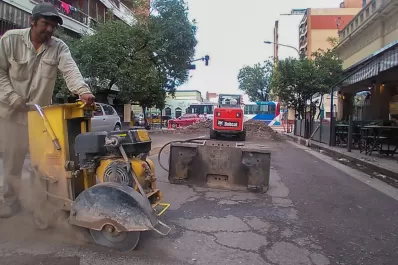 Por obras de repavimentación, continúa cortado el tránsito en Junín al 600