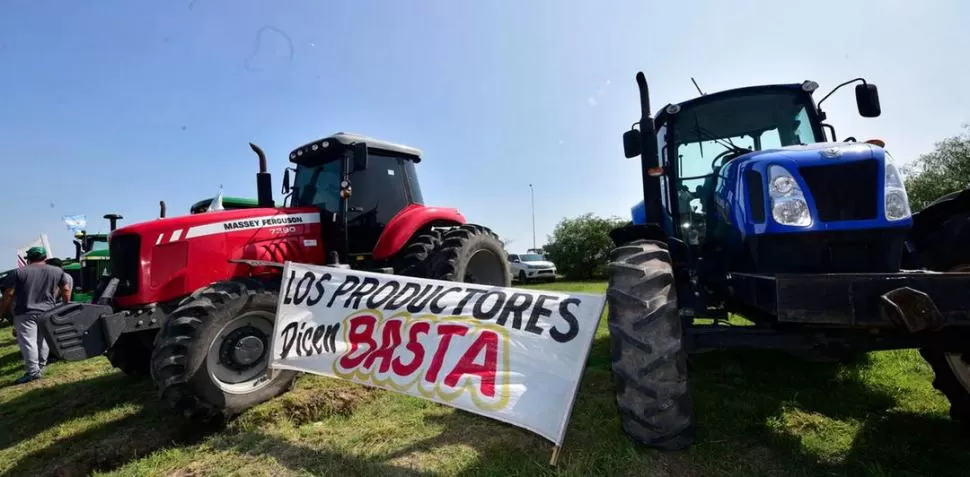 PROTESTA DE PRODUCTORES RURALES / FOTO ILUSTRATIVA DE ARCHIVO