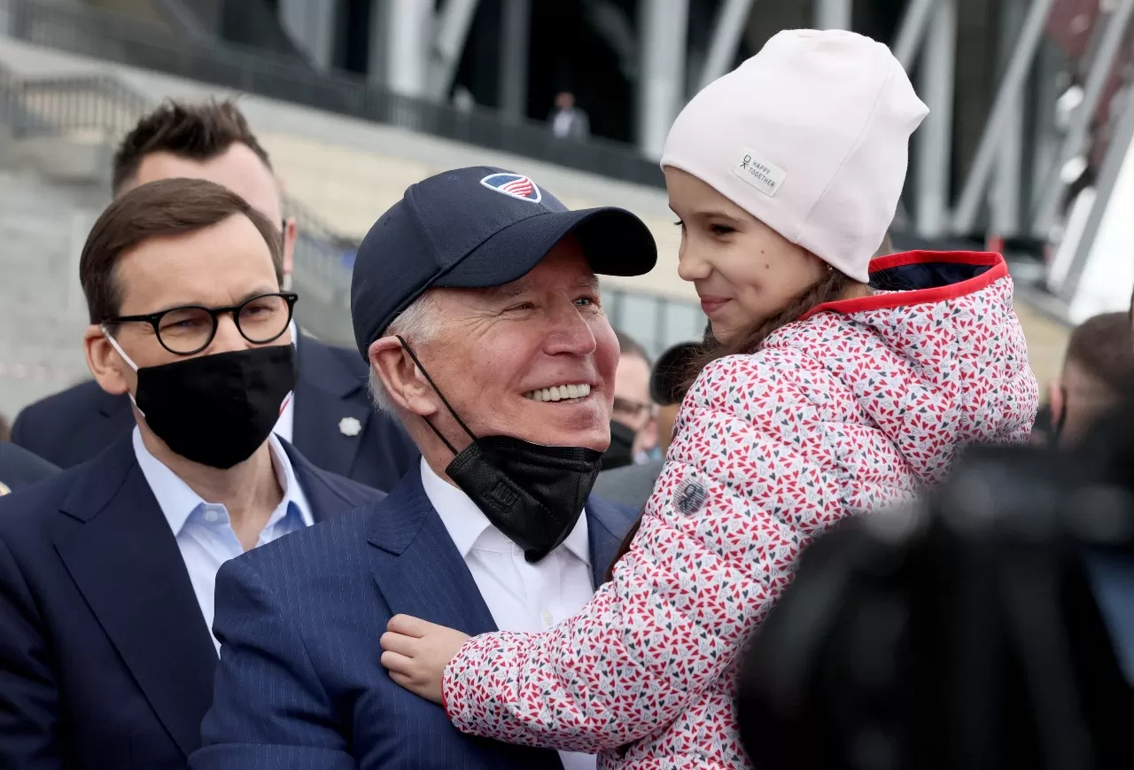 JOE BIDEN. El presidente de EEUU recorre Polonia.