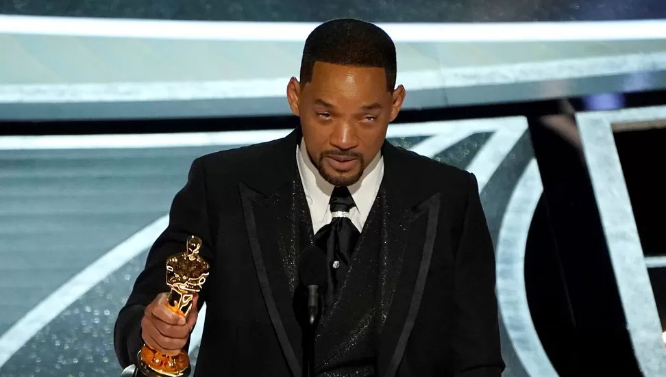 CANTADO. Will Smith ganó el Oscar al mejor actor, por su papel en King Richard..