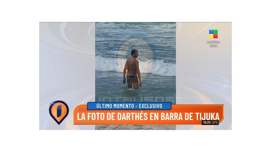 La última foto de Juan Darthés: disfrutó de la playa en un barrio exclusivo de Río de Janeiro