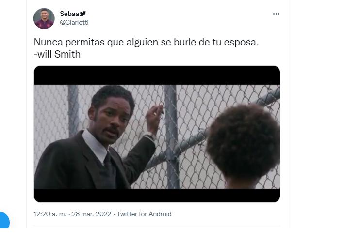 Will Smith golpeó al presentador porque hizo un chiste sobre su esposa: los memes no se hicieron esperar