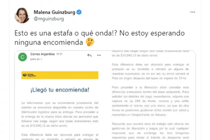 Alertan una nueva estafa que vincula al Correo Argentino: cómo detectarla